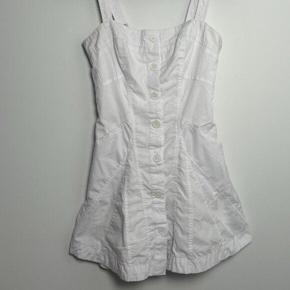 UO Teega Button Pinafore Mini Dress - Picture 3 of 7